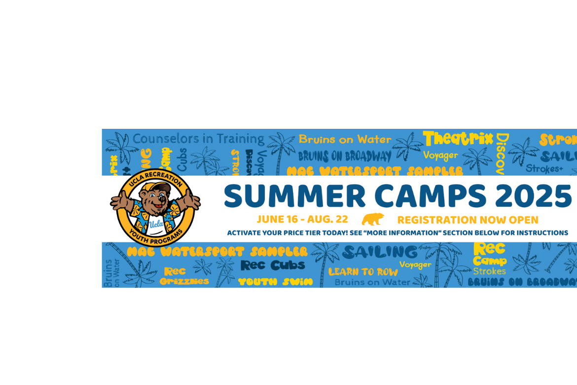 Recreation camp logo with Joe Bruin
